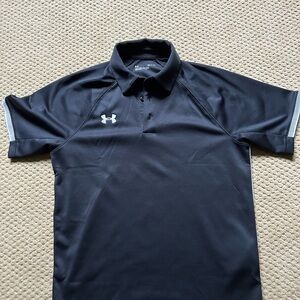 Under Armour Men's Dark Polo Shirt- EUC